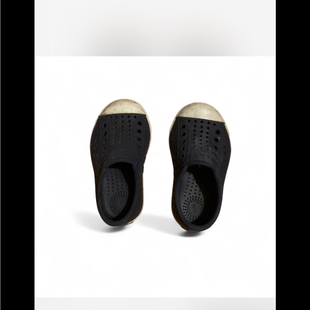 Native Black and White‎ Slip-On Shoes